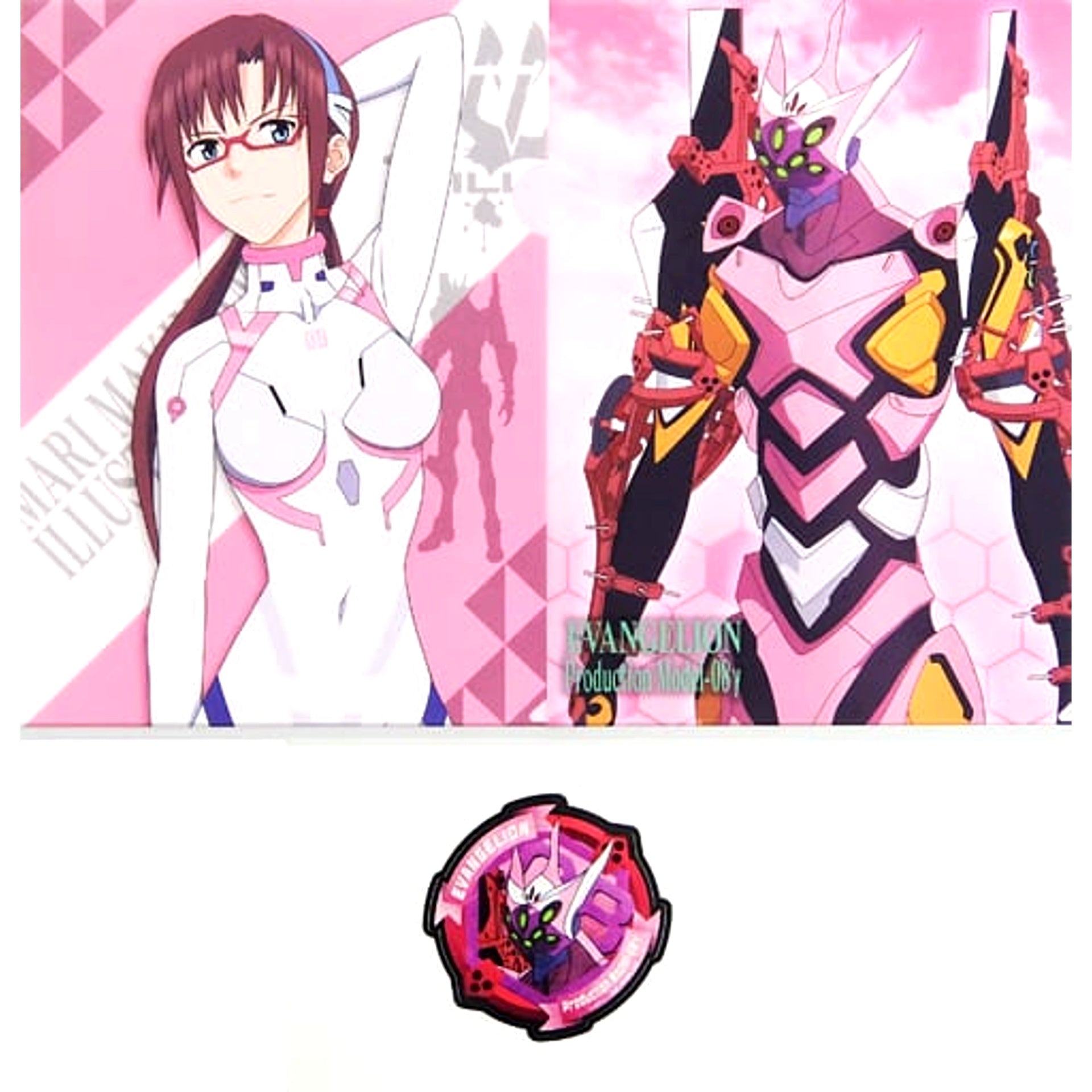 Makinami Mari Illustrious Evangelion: 3.0+1.0 Thrice Upon a Time Ichiban Kuji Operation Begins! A4 Clear File & Sticker Set Prize I [USED]