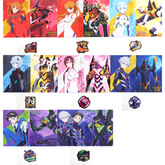 Evangelion: 3.0+1.0 Thrice Upon a Time Asuka Shikinami Langley & Others All 8 Types Set Ichiban Kuji Operation Begins! A4 Clear File & Sticker Set Prize I [USED]
