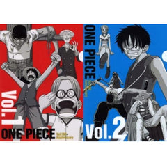 One Piece Vol.1&2 Ichiban Kuji Vol.100 Anniversary History Clear File Set Prize N [USED]