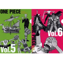 One Piece Vol.5&6 Ichiban Kuji Vol.100 Anniversary History Clear File Set Prize N [USED]