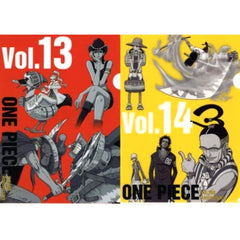 One Piece Vol.13&14 Ichiban Kuji Vol.100 Anniversary History Clear File Set Prize N [USED]