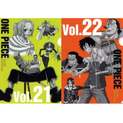 One Piece Vol.21&22 Ichiban Kuji Vol.100 Anniversary History Clear File Set Prize N [USED]