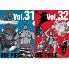 One Piece Vol.31&32 Ichiban Kuji Vol.100 Anniversary History Clear File Set Prize N [USED]
