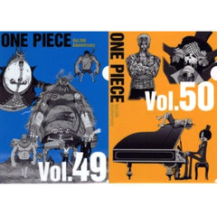 One Piece Vol.49&50 Ichiban Kuji Vol.100 Anniversary History Clear File Set Prize N [USED]