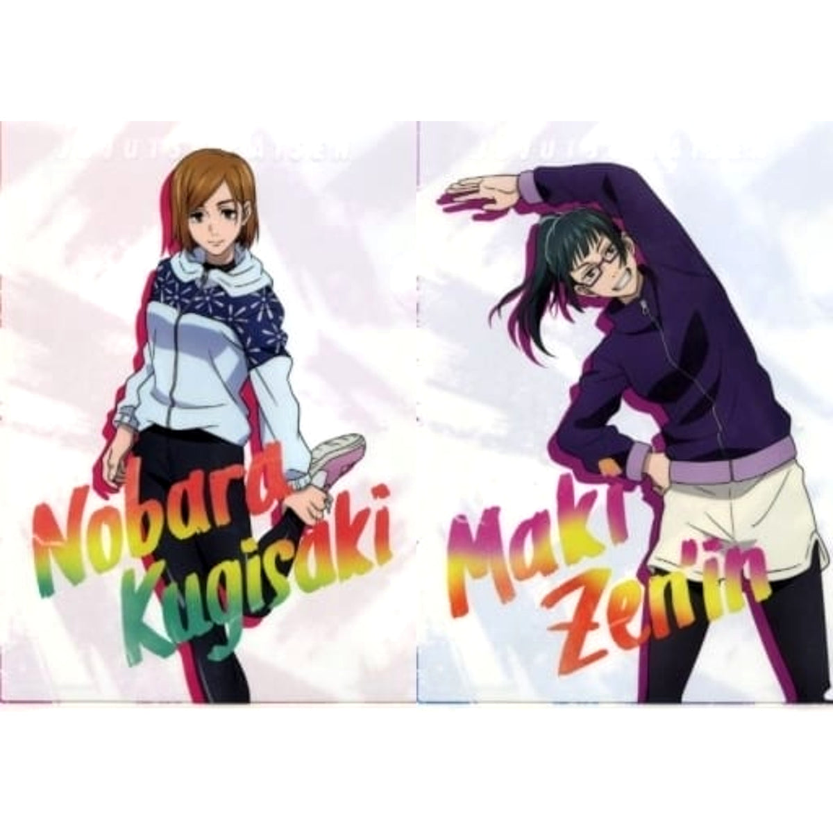 Jujutsu Kaisen Nobara Kugisaki Maki Zenin Ichiban Kuji Two A4 File Folder Set Prize F [USED]