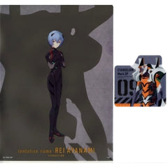 Evangelion Rei Ayanami Mark.09 Ichiban Kuji Mark.06, Descends! A4 Clear File & Sticker Set Prize I [USED]