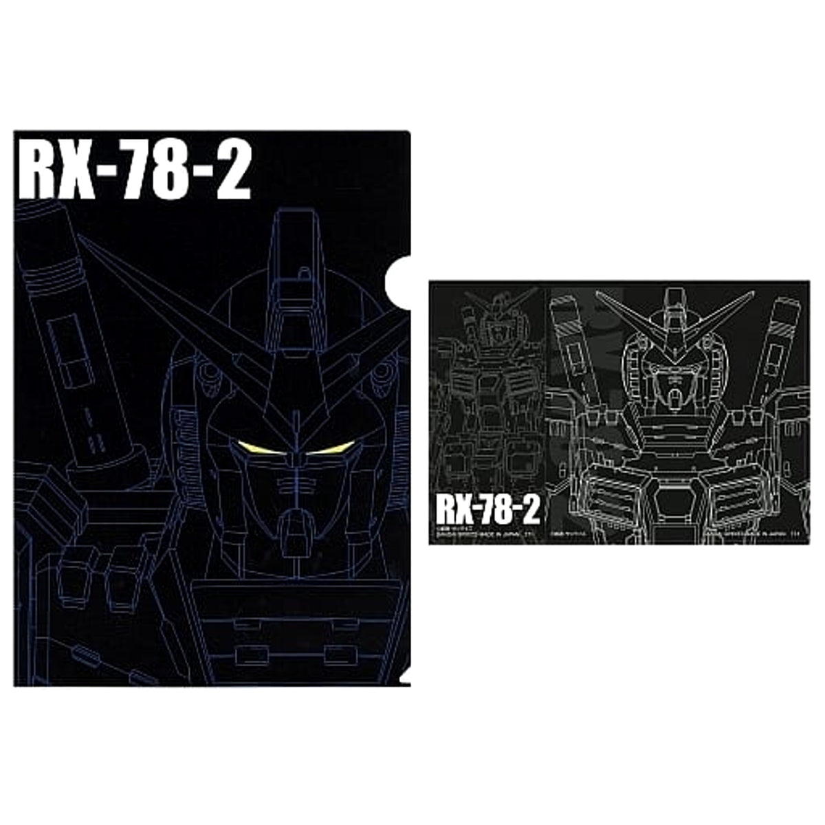 Mobile Suit Gundam & Mobile Suit Gundam Seed Gundam & Others Ichiban Kuji A4 Clear File & Sticker Set Prize F [USED]