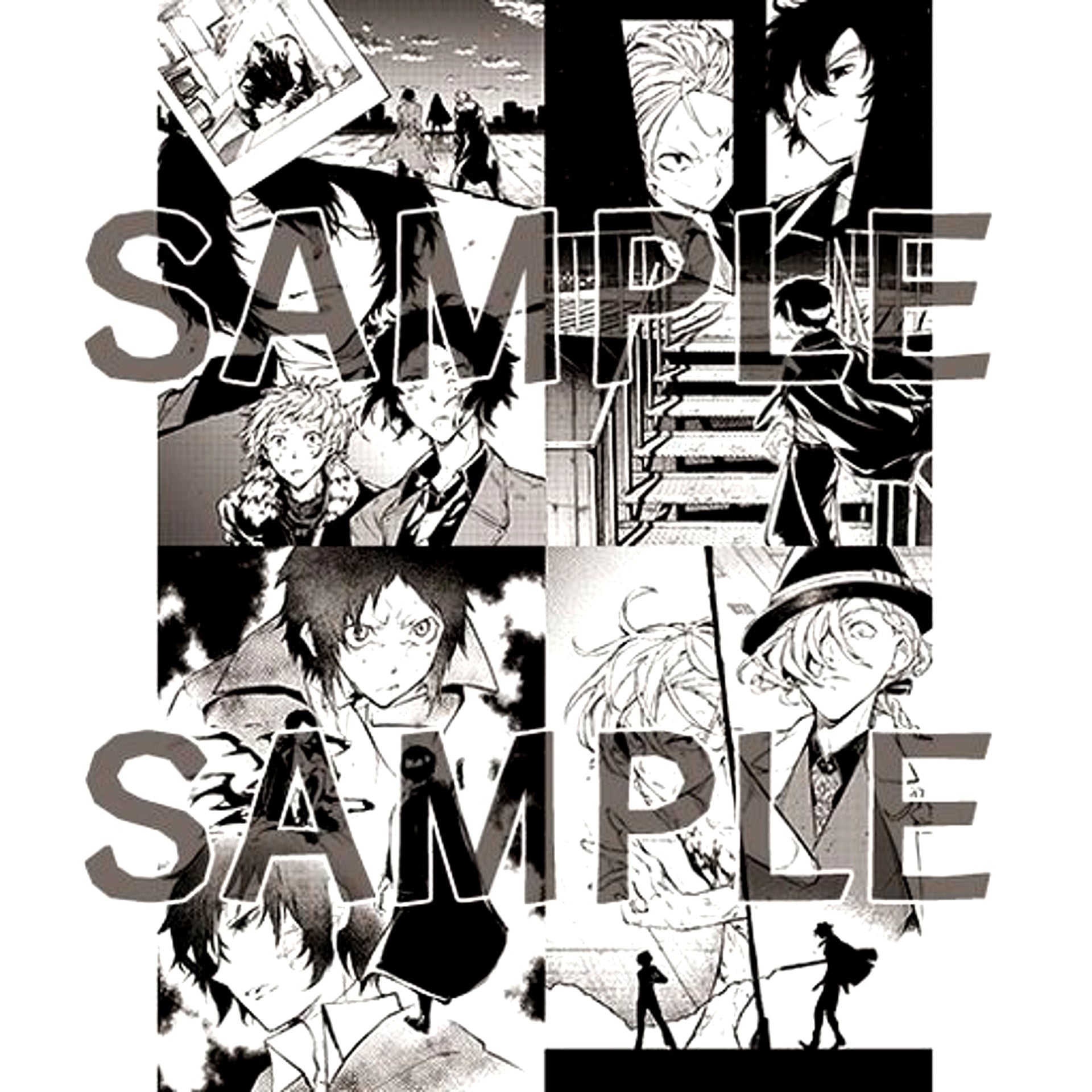 Scene Shot Sango Harukawa Illustration A4 Clear File Set Bungo Stray Dogs [USED]
