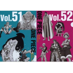 One Piece Vol.51&52 Ichiban Kuji WT100 Memorial Drawing By Eiichiro Oda Hundred Views Of Great Pirates A4 History Clear File Set Prize K [USED]