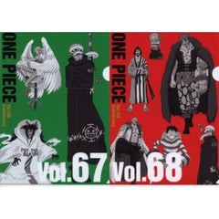 One Piece Vol.67&68 Ichiban Kuji WT100 Memorial Drawing By Eiichiro Oda Hundred Views Of Great Pirates A4 History Clear File Set Prize K [USED]