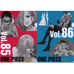 One Piece Vol.85&86 Ichiban Kuji WT100 Memorial Drawing By Eiichiro Oda Hundred Views Of Great Pirates A4 History Clear File Set Prize K [USED]