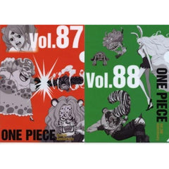 One Piece Vol.87&88 Ichiban Kuji WT100 Memorial Drawing By Eiichiro Oda Hundred Views Of Great Pirates A4 History Clear File Set Prize K [USED]