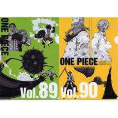 One Piece Vol.89&90 Ichiban Kuji WT100 Memorial Drawing By Eiichiro Oda Hundred Views Of Great Pirates A4 History Clear File Set Prize K [USED]