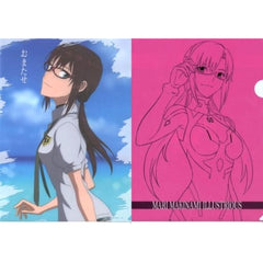 Evangelion Makinami Mari Illustrious Thanks for Waiting Ichiban Kuji Unit-01 Vs Unit-13 A4 Clear File Set 2 Pieces Prize H [USED]