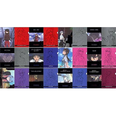 Evangelion Asuka Shikinami Langley & Others All 12 Types Set Ichiban Kuji Unit-01 Vs Unit-13 A4 Clear File Set 2 Pieces Prize H [USED]