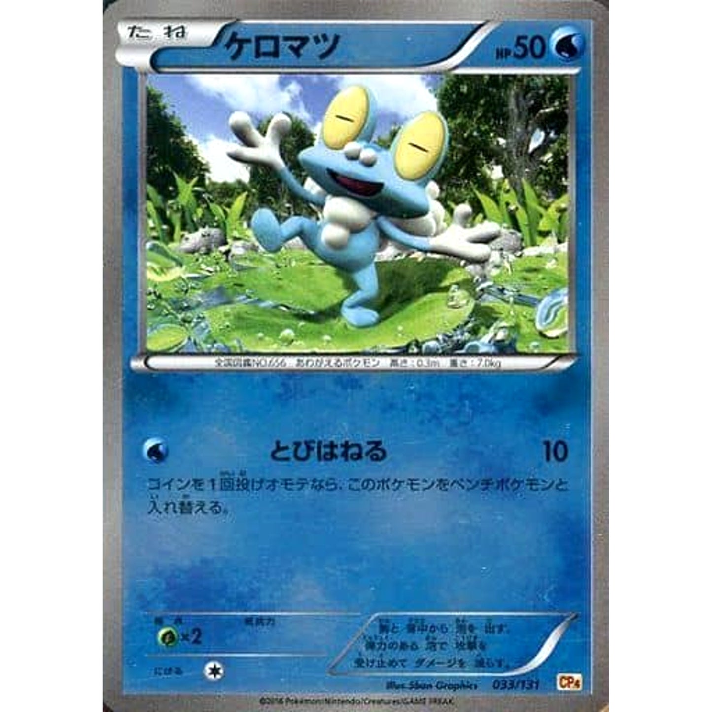 Pokemon Froakie Holo 033/131 CP4 Premium Champion Pack: EX x M x BREAK Japanese Pokemon Card [USED]