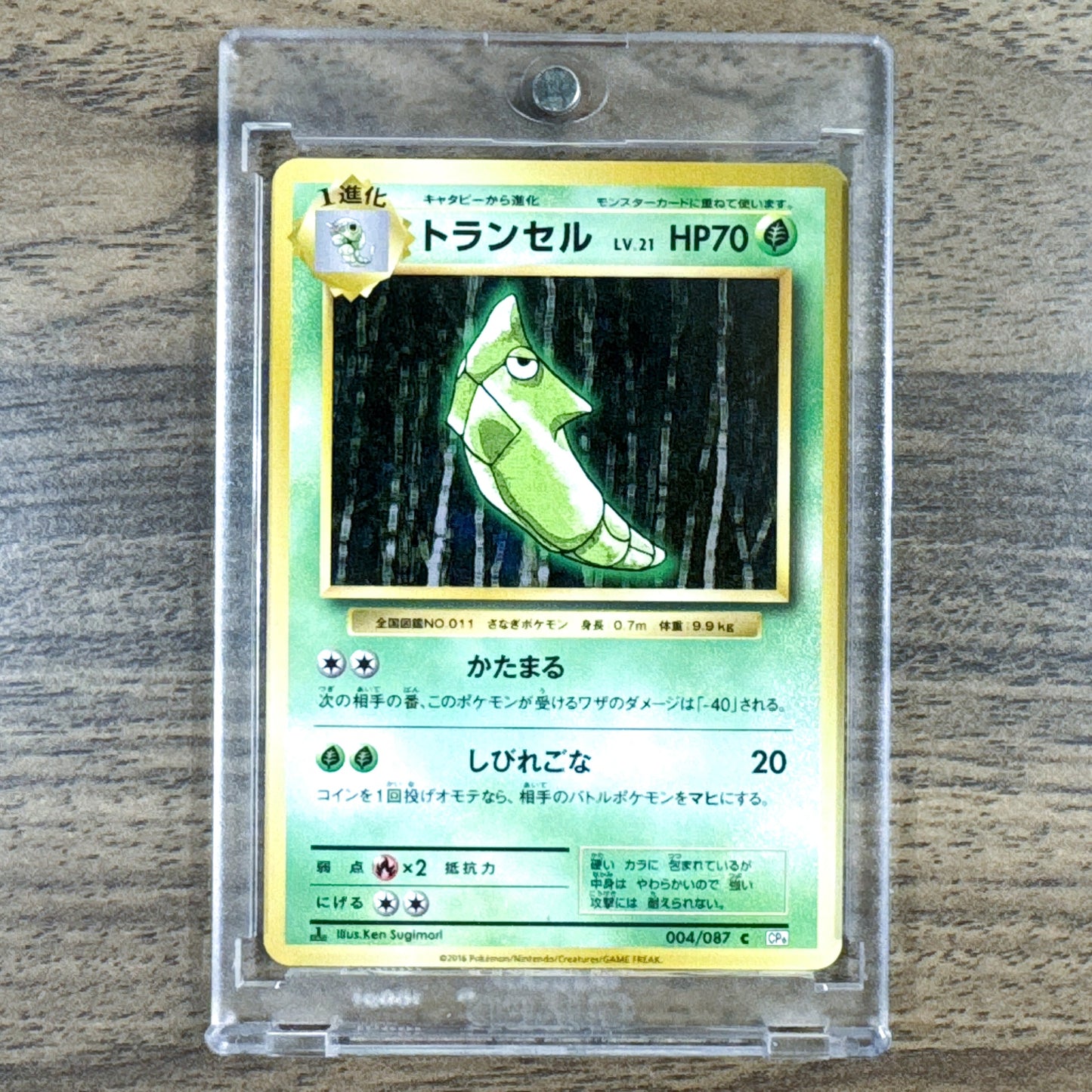 Pokemon Metapod C 004/087 CP6 Expansion Pack 20th Anniversary Japanese Pokemon Card [USED]