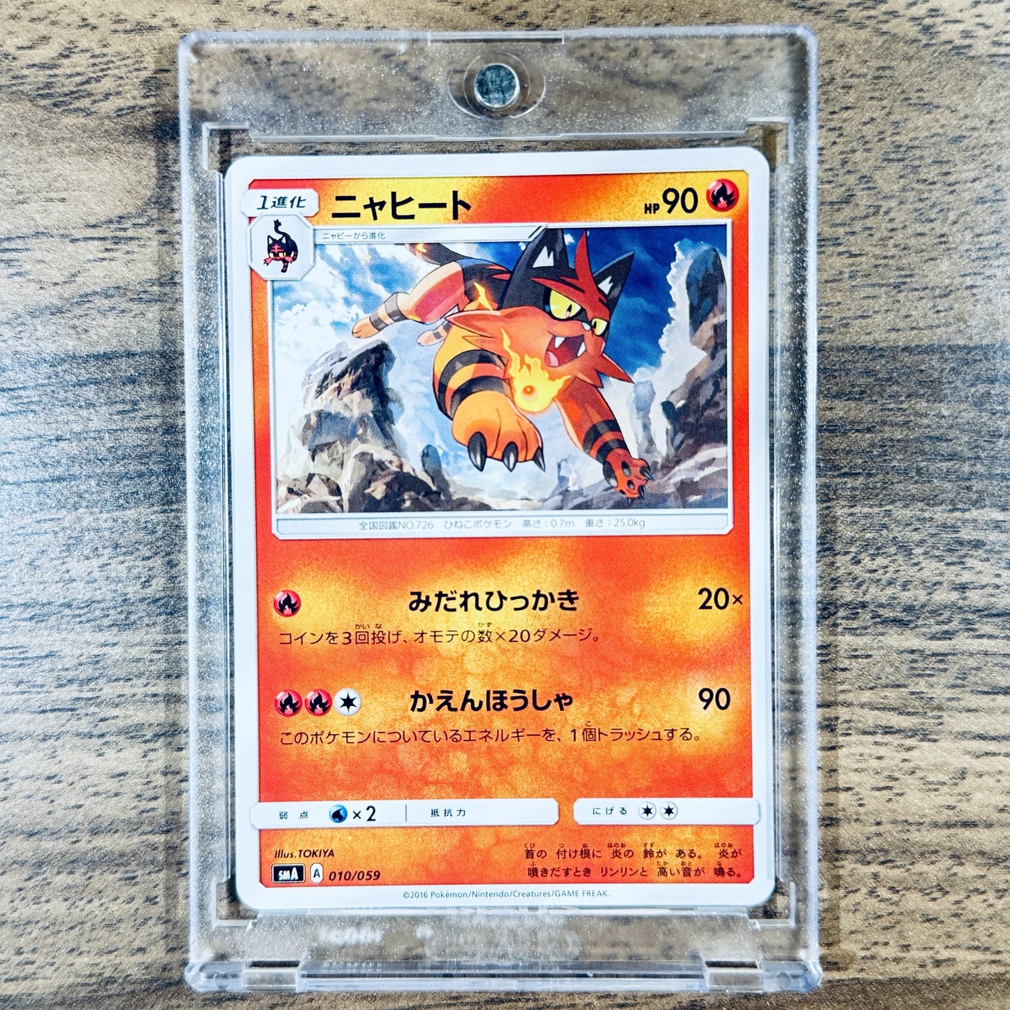 Torracat 010/059 SMA Starter Sets GFW Japanese Pokemon Card [USED]