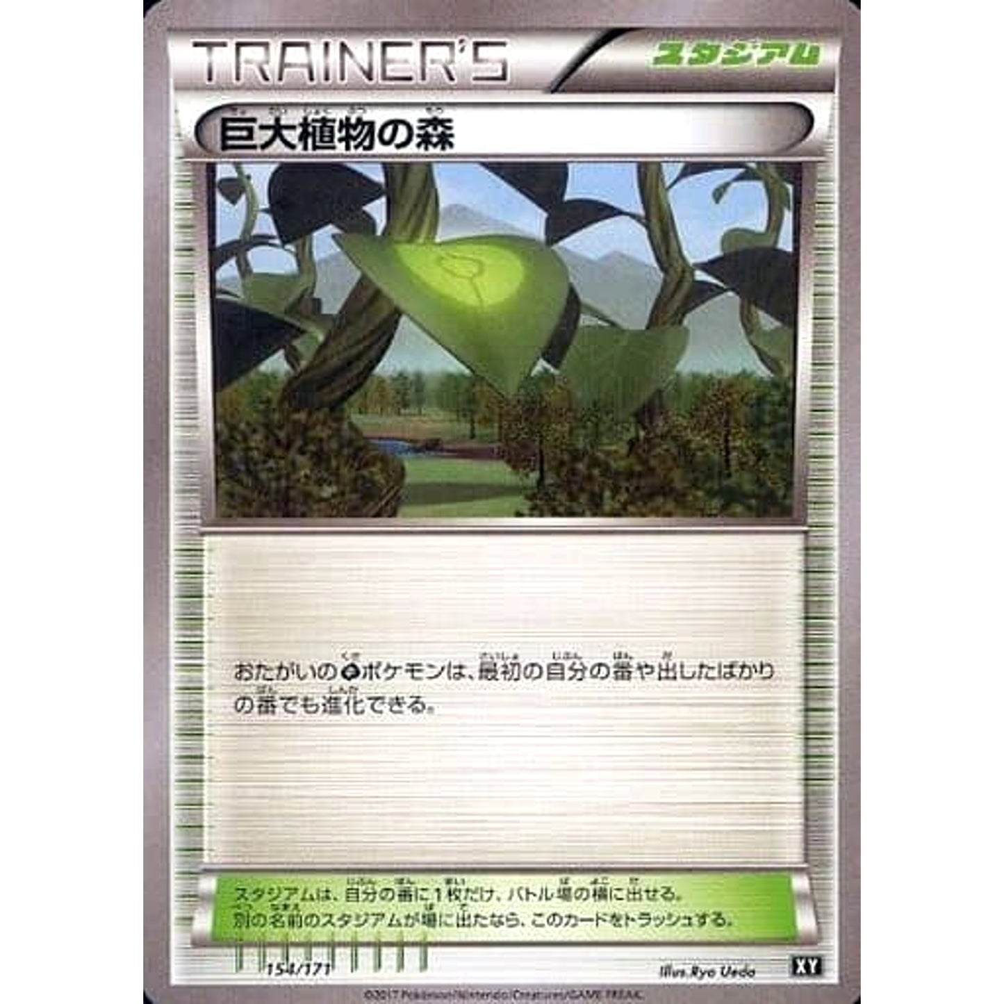 Pokemon Forest of Giant Plants 154/171 XY The Best of XY Japanese Pokemon Card [USED]