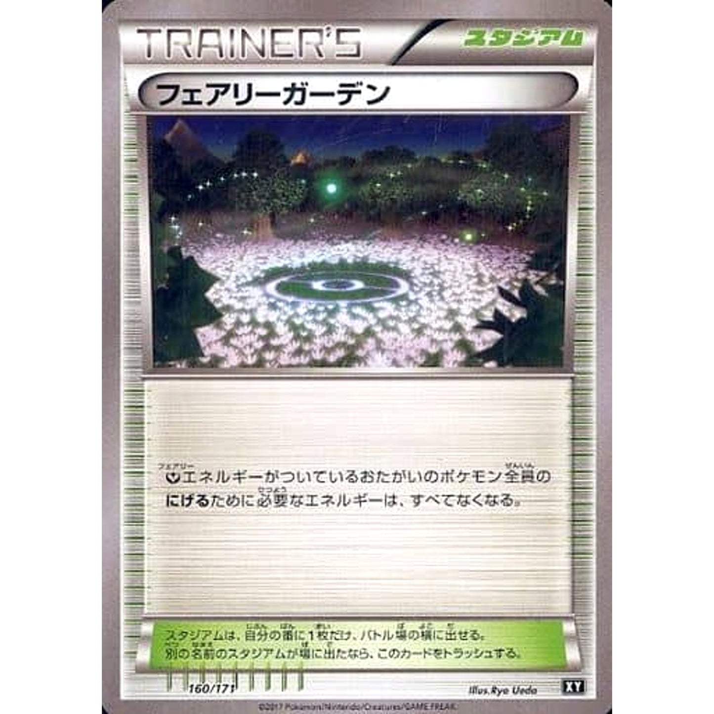 Pokemon Fairy Garden 160/171 XY The Best of XY Japanese Pokemon Card [USED]