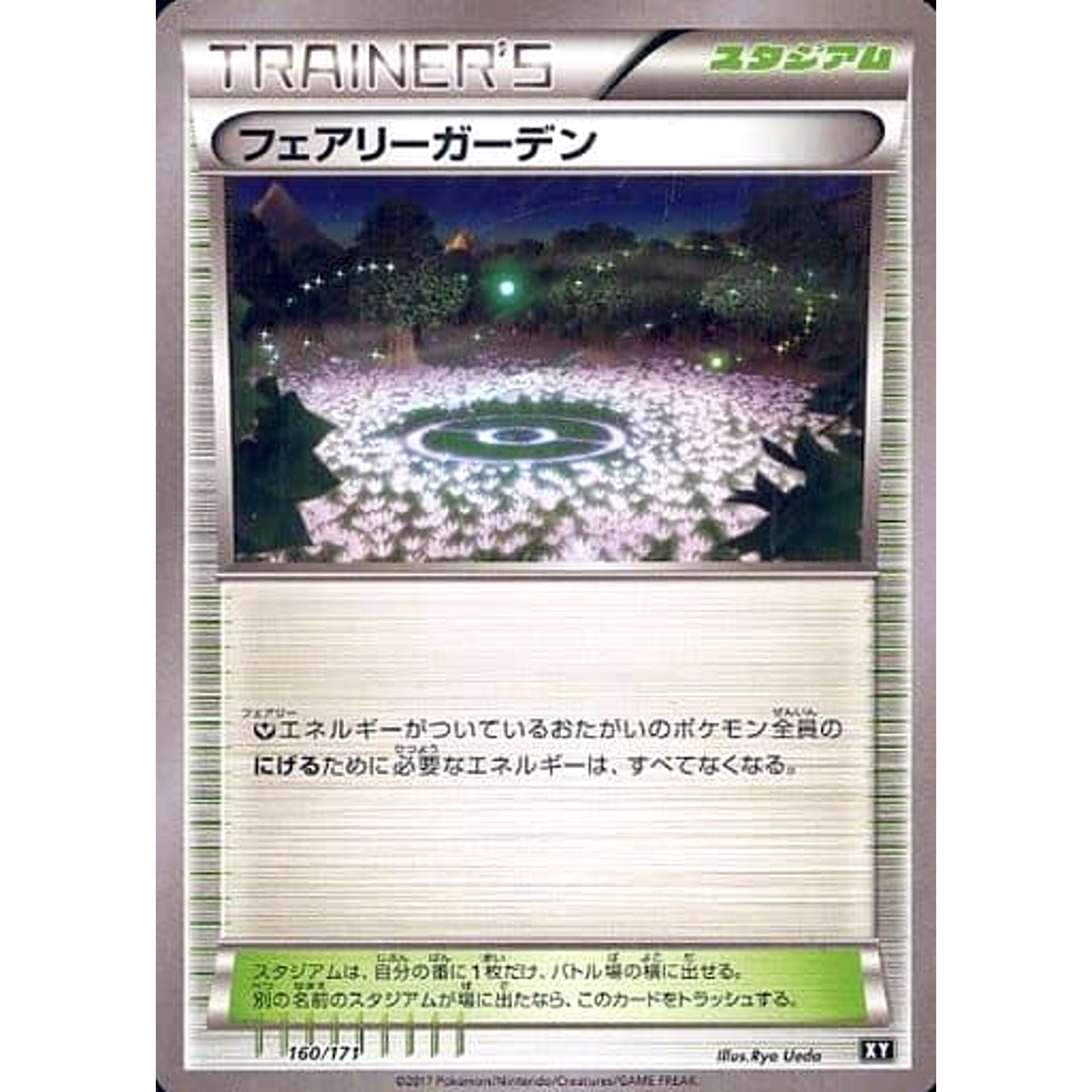 Pokemon Fairy Garden 160/171 XY The Best of XY Japanese Pokemon Card [USED]