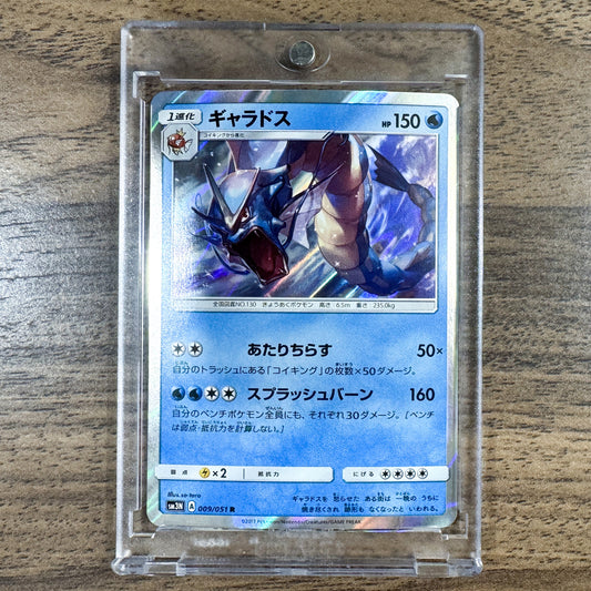 Gyarados Holo R 009/051 SM3N Darkness that Consumes Light Japanese Pokemon Card [USED]