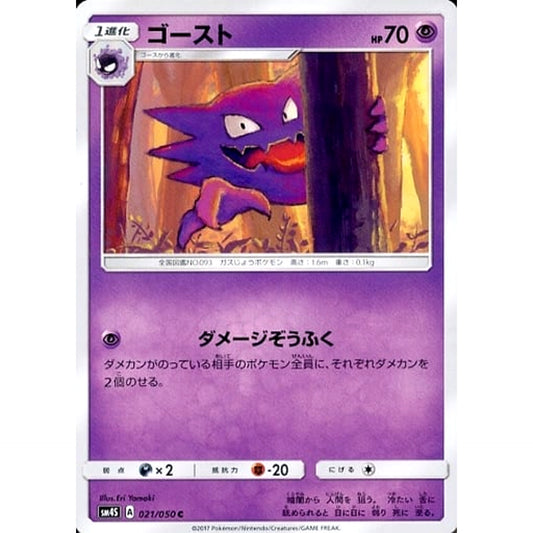 Pokemon Haunter C 021/050 SM4S Awakened Heroes Japanese Pokemon Card [USED]