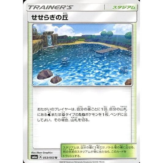 Pokemon Brooklet Hill U 053/053 SM6a Dragon Majesty Japanese Pokemon Card [USED]