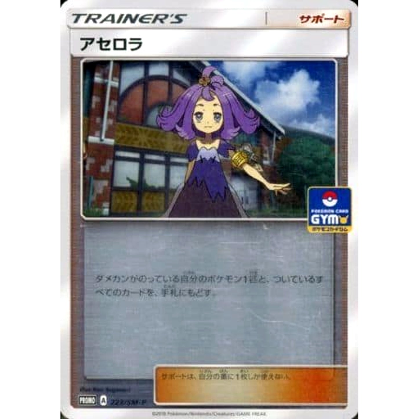 Pokemon Acerola Holo Promo 223/SM-P Promotion Card SM-P Japanese Pokemon Card [USED]