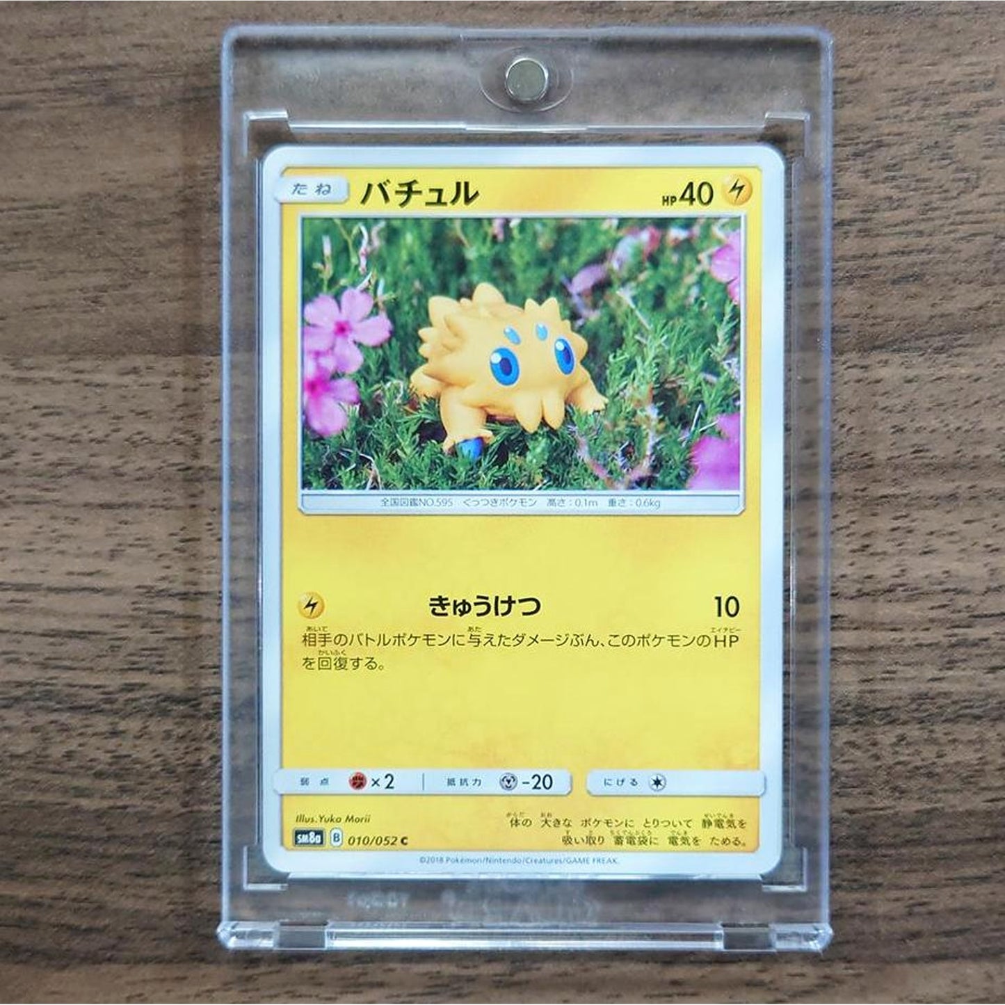 Joltik C 010/052 SM8a Dark Order Japanese Pokemon Card [USED]