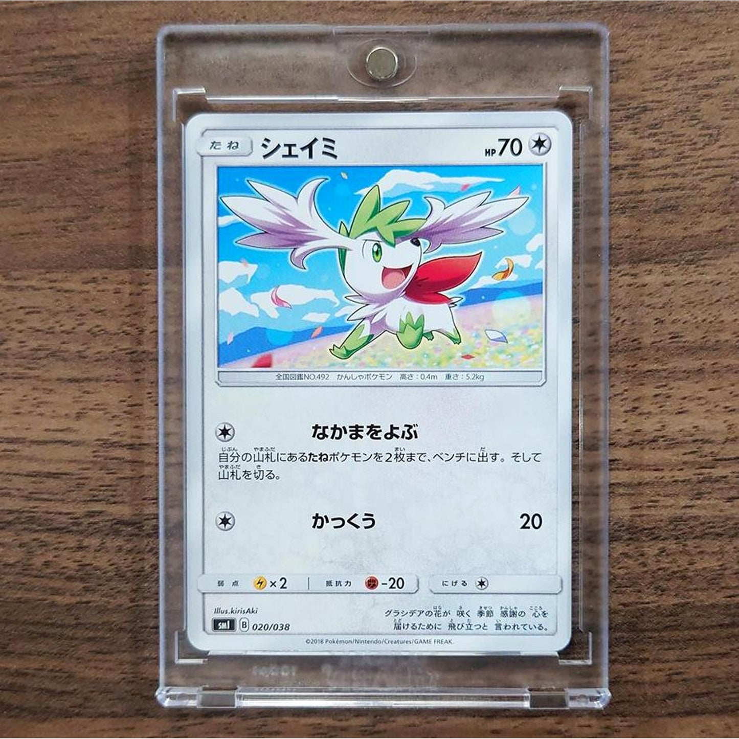 Shaymin 020/038 SMI Flareon GX Starter Set Fire Japanese Pokemon Card [USED]