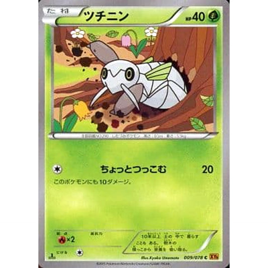 Pokemon Nincada C 009/078 XY6 Emerald Break Japanese Pokemon Card [USED]