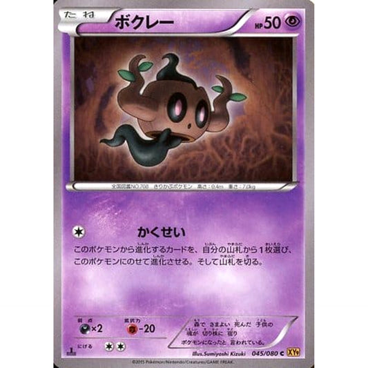 Pokemon Phantump C 045/080 XY9 Rage of the Broken Heavens Japanese Pokemon Card [USED]