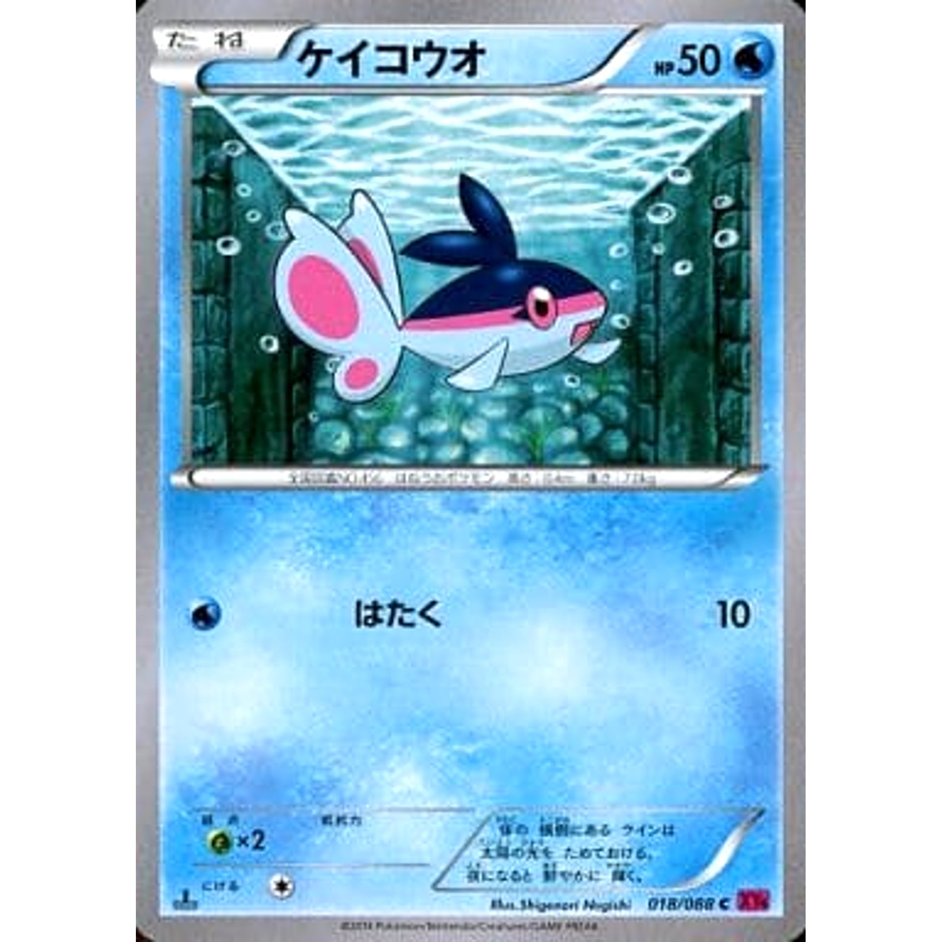 Pokemon Finneon C 018/088 XY4 Phantom Gate Japanese Pokemon Card [USED]