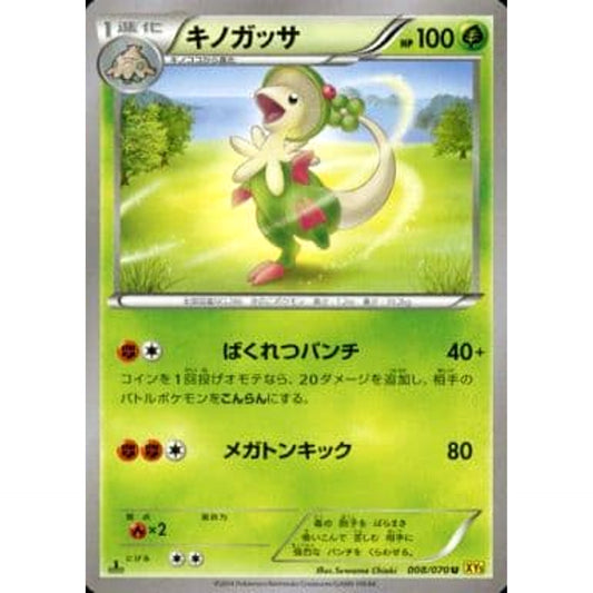 Pokemon Breloom U 008/070 XY5 Gaia Volcano Japanese Pokemon Card [USED]