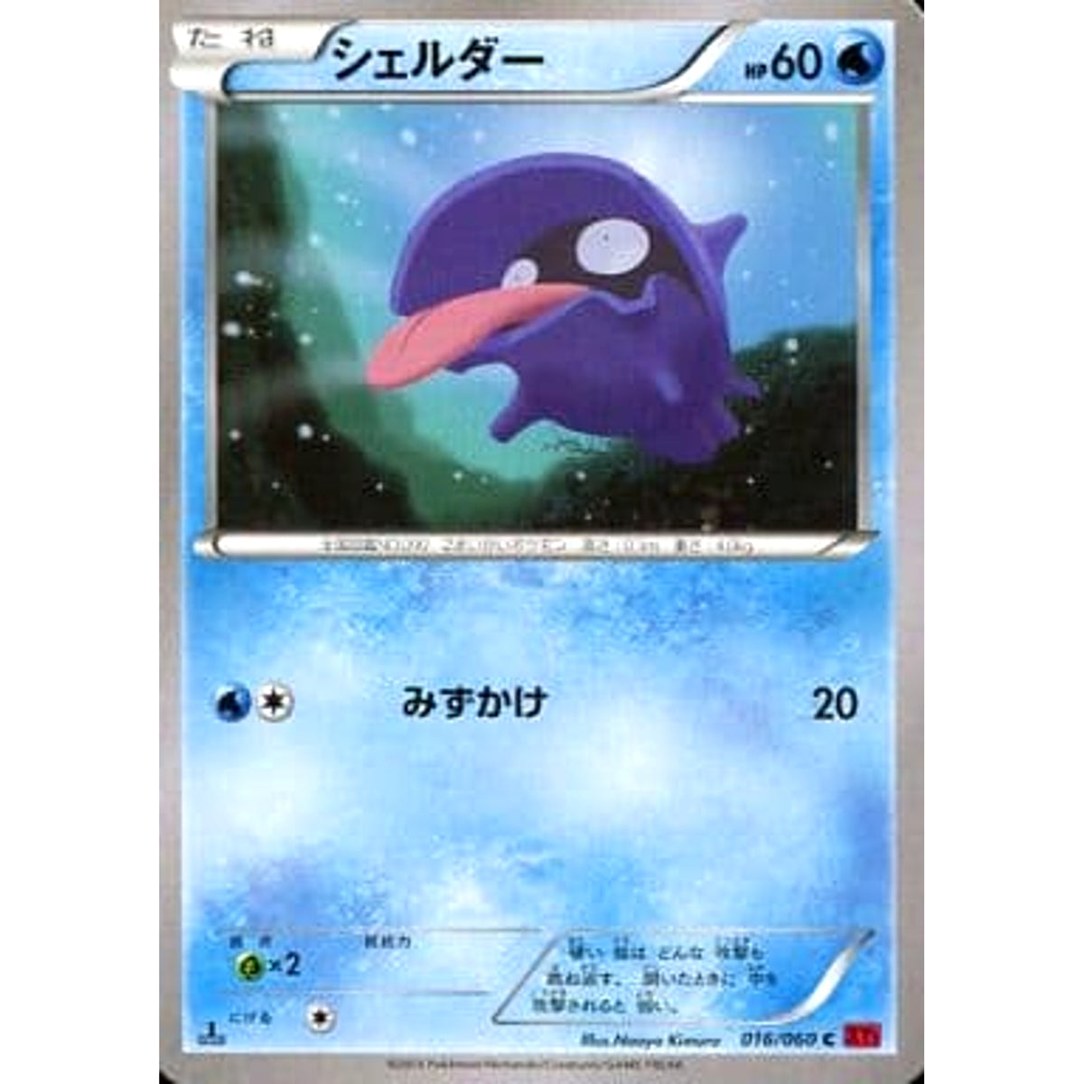 Pokemon Shellder C 016/060 XY1 Collection Y Japanese Pokemon Card [USE –  SelectAnime