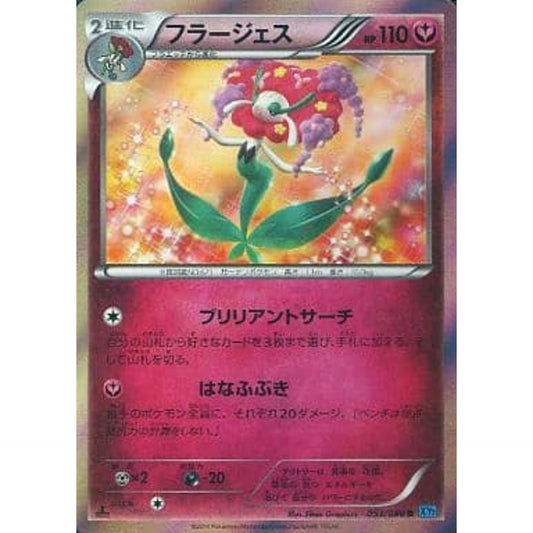 Pokemon Florges Holo R 053/080 XY2 Wild Blaze Japanese Pokemon Card [USED]