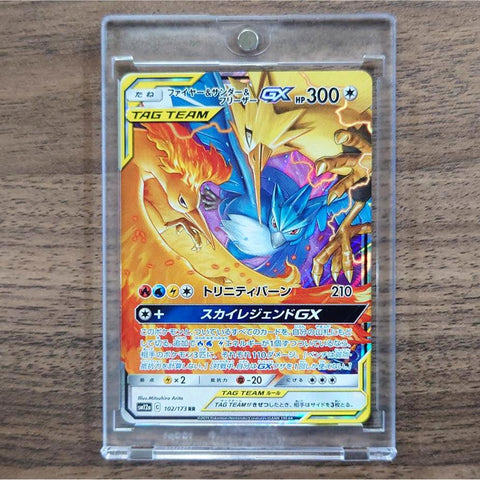 Moltres & Zapdos & Articuno GX Holo RR 102/173 SM12a Tag All Stars Japanese Pokemon Card [USED] — photo 1