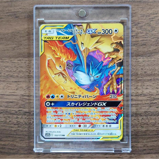 Moltres & Zapdos & Articuno GX Holo RR 102/173 SM12a Tag All Stars Japanese Pokemon Card [USED]