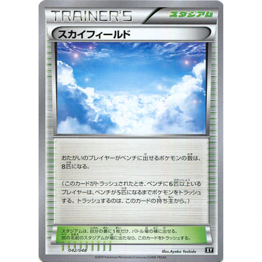 Pokemon Sky Field 042/048 XY Extra Regulation Box Japanese Pokemon Card [USED]