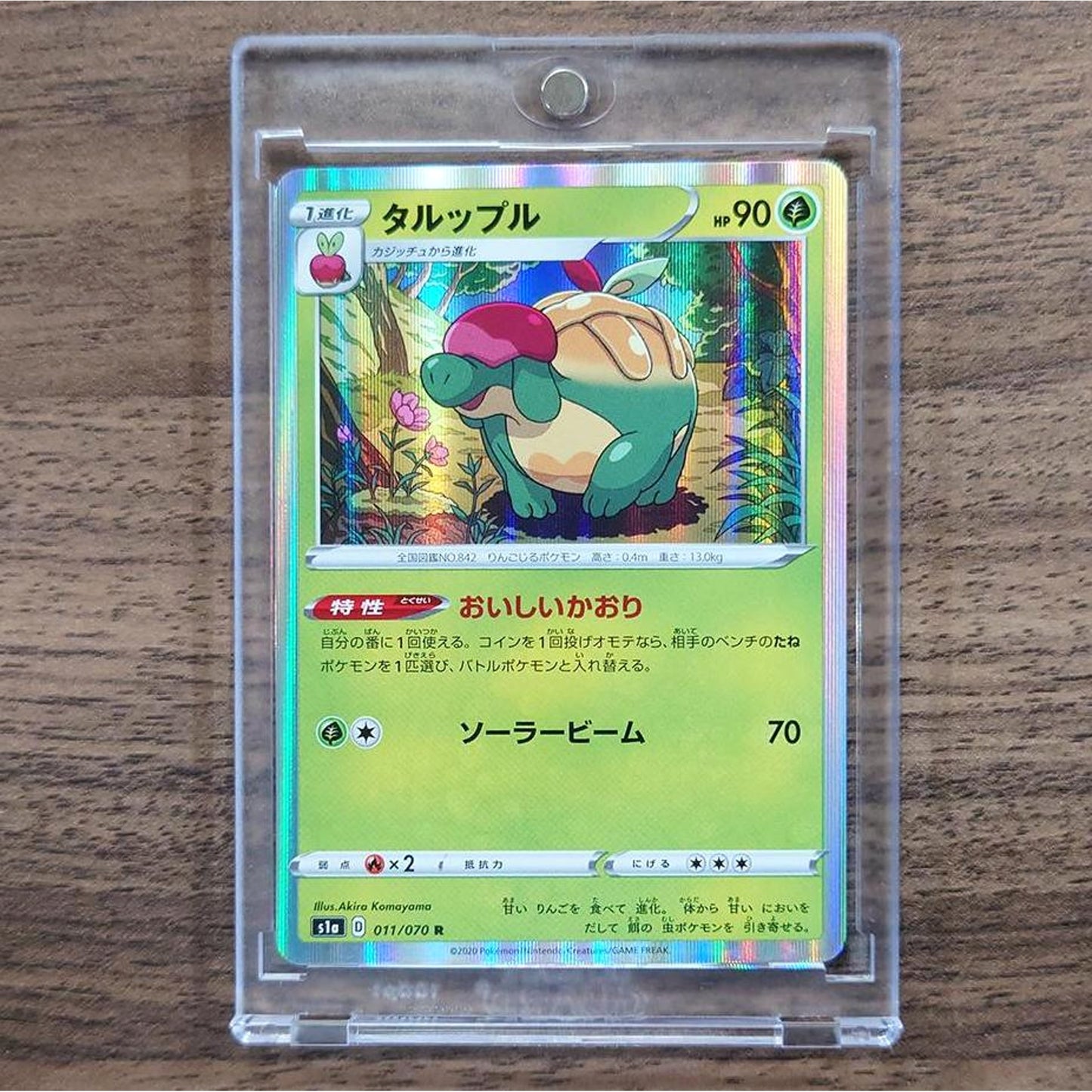 Appletun Holo R 011/070 S1a VMAX Rising Japanese Pokemon Card [USED]