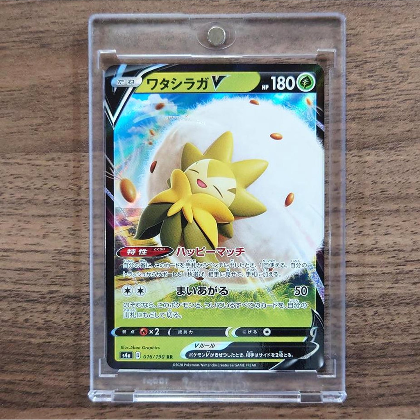 Eldegoss V Holo RR 016/190 S4a Shiny Star V Japanese Pokemon Card [USED]