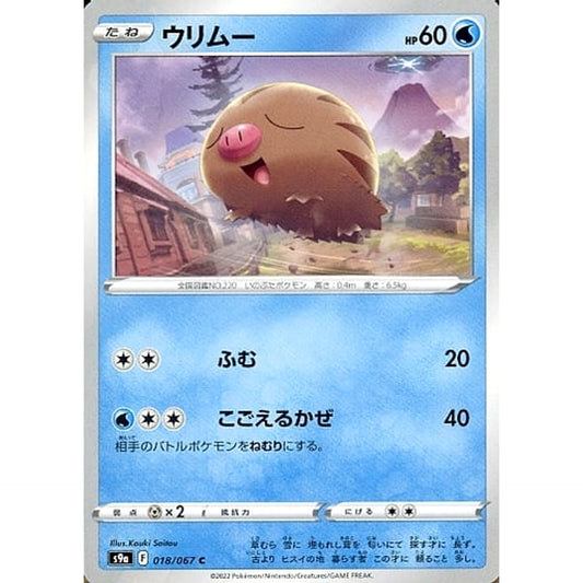 Pokemon Swinub C 018/067 S9a Battle Region Japanese Pokemon Card [USED]