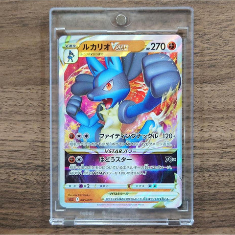 Lucario VSTAR Holo 005/021 SLL Lucario VSTAR Starter Set Japanese Pokemon Card [USED] — photo 1