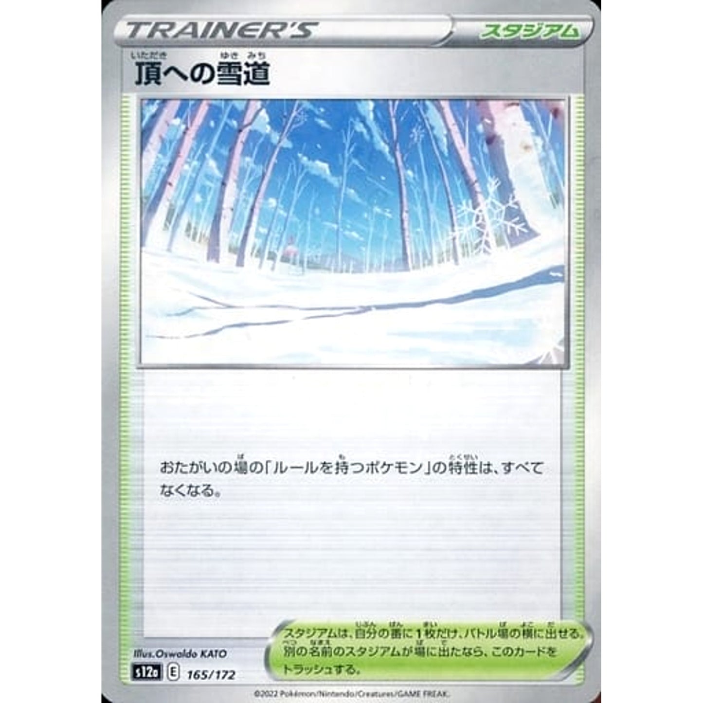 Pokemon Path to the Peak Parallel 165/172 S12a VSTAR Universe Japanese Pokemon Card [USED]