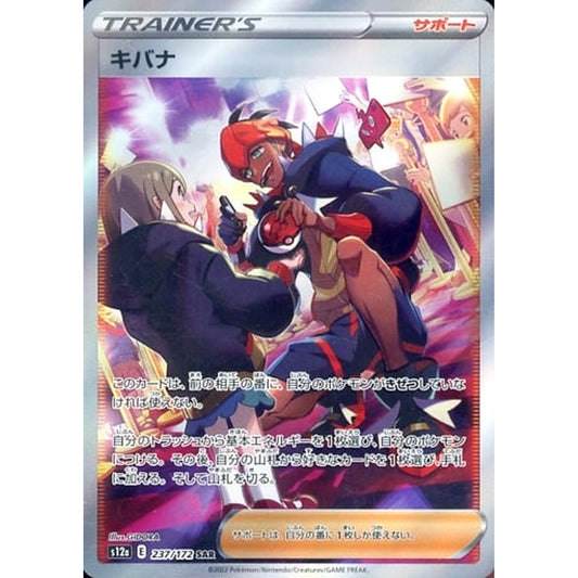 Pokemon Raihan Holo SAR 237/172 S12a VSTAR Universe Japanese Pokemon Card [USED]