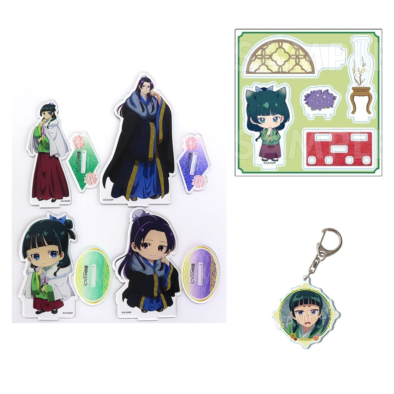 All 3 items included in Curator's Maomao Collection