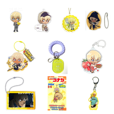 Toru Amuro Acrylic Keychains Curated Set of 10 (Detective Conan), photo 1