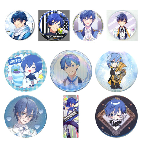KAITO Can Badges Curated Set of 10 (VOCALOID), photo 1