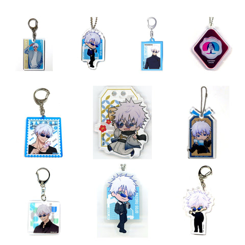 Satoru Gojo Acrylic Keychains Curated Set of 10 (Jujutsu Kaisen), photo 1